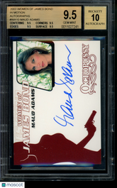 2007 James Bond Autograph Maud Adams Octopussy SP Limited Auto BGS 9.5/10